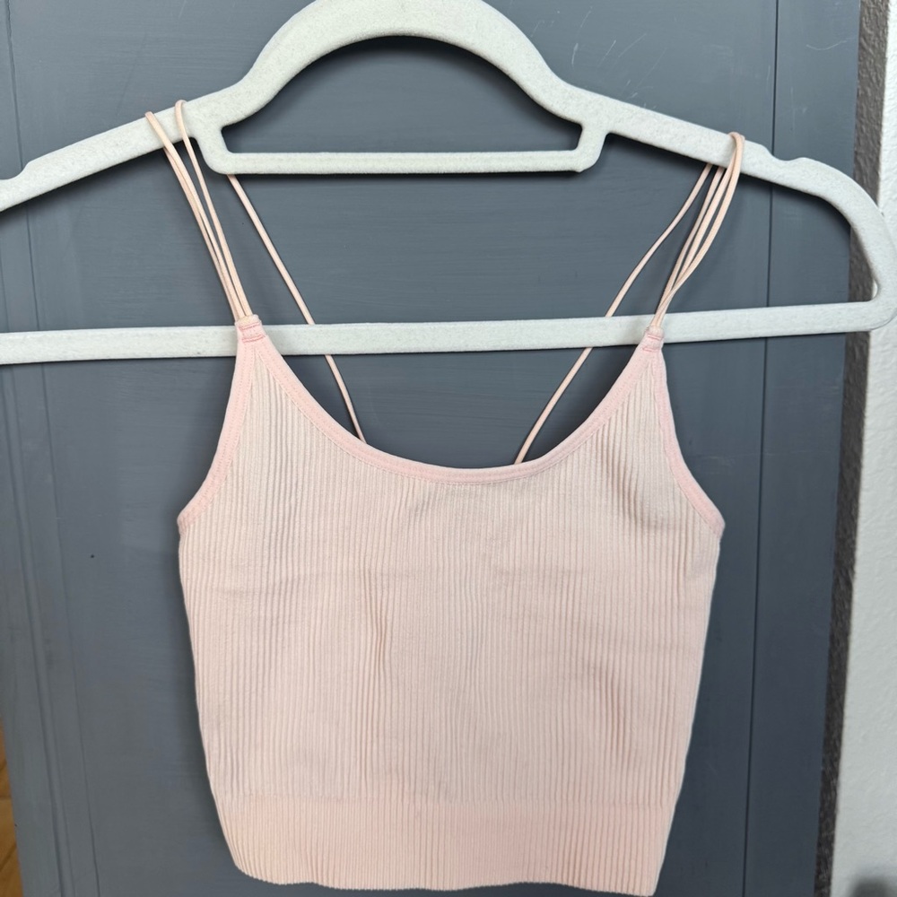 Aritzia Sunday Best Seamless Pink Camisole